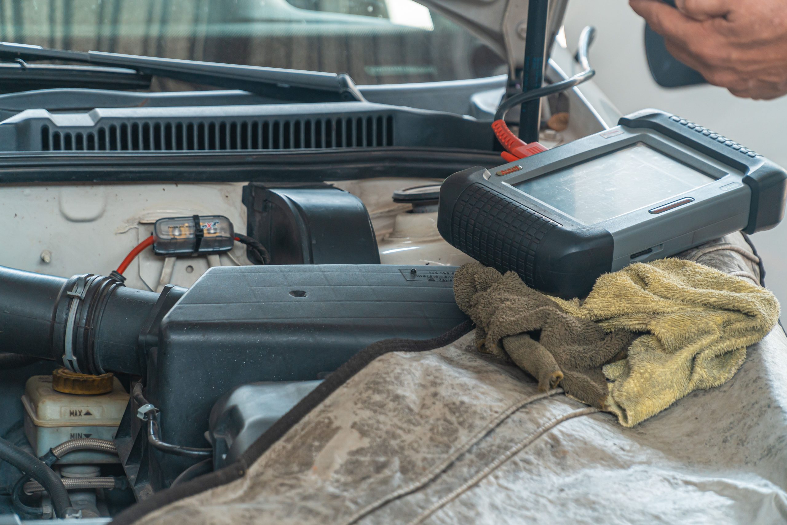 Diagnostic moteur avec outil de contrôle